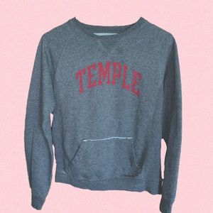 Temple crewneck
